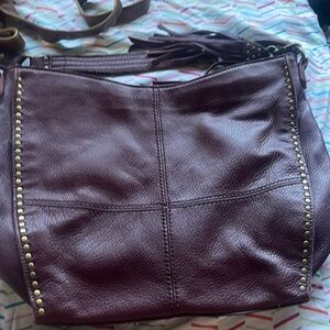 Maroon purse